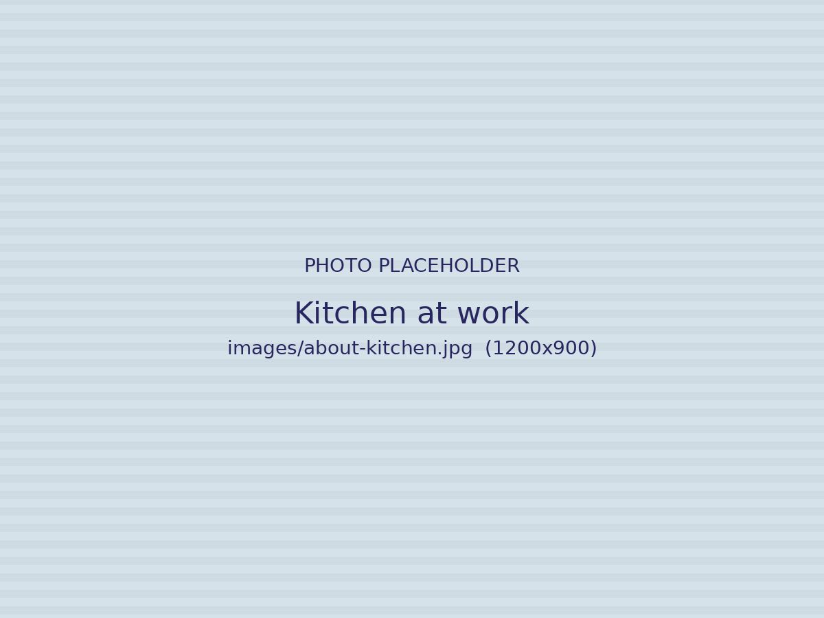 The kitchen at Cowan's Cafe